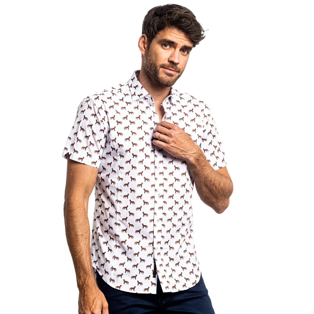 Toller Short Sleeve Button Down Shirt