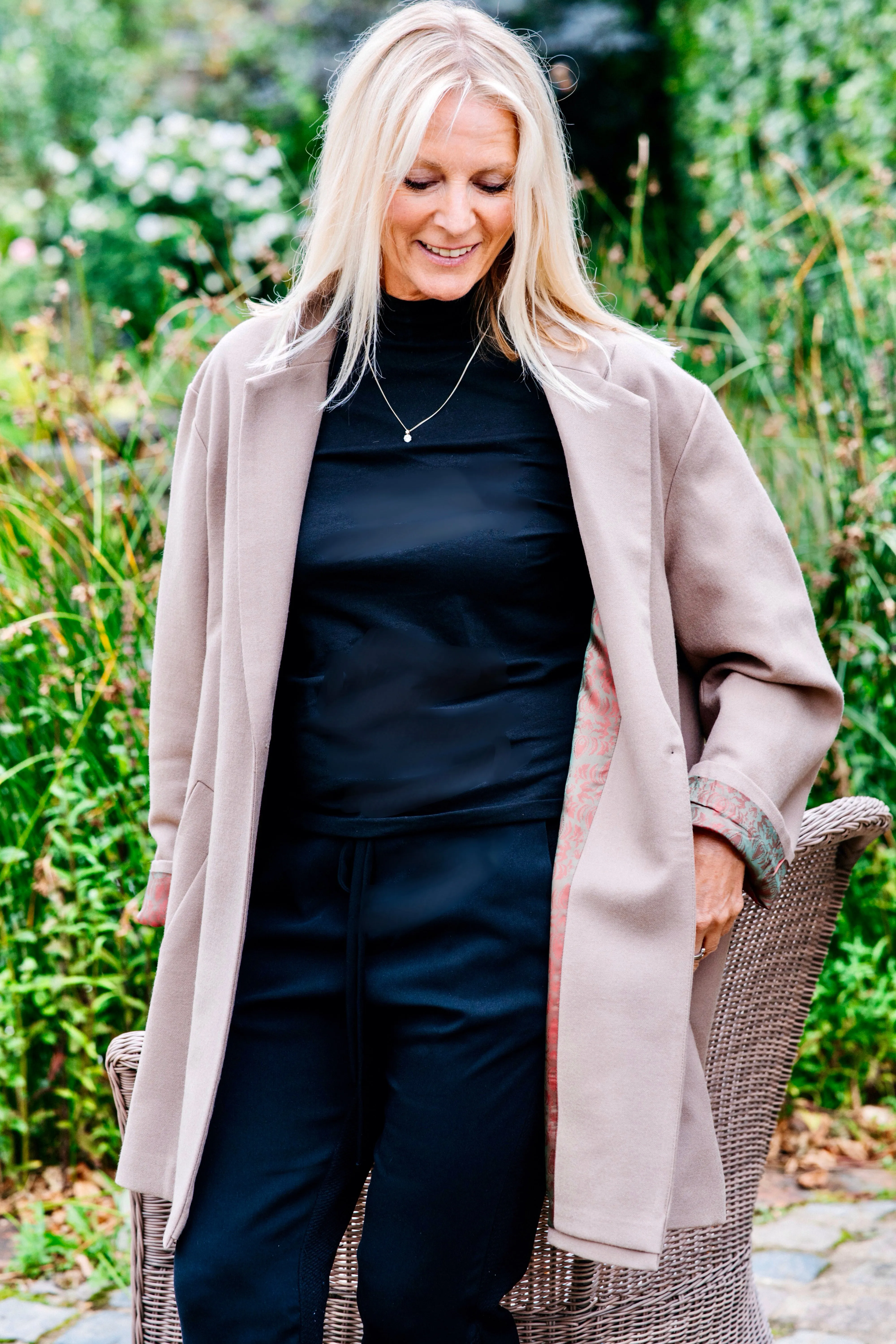 U - THE BOND STREET OVERSIZED JACKET IN SMOKY CAMEL