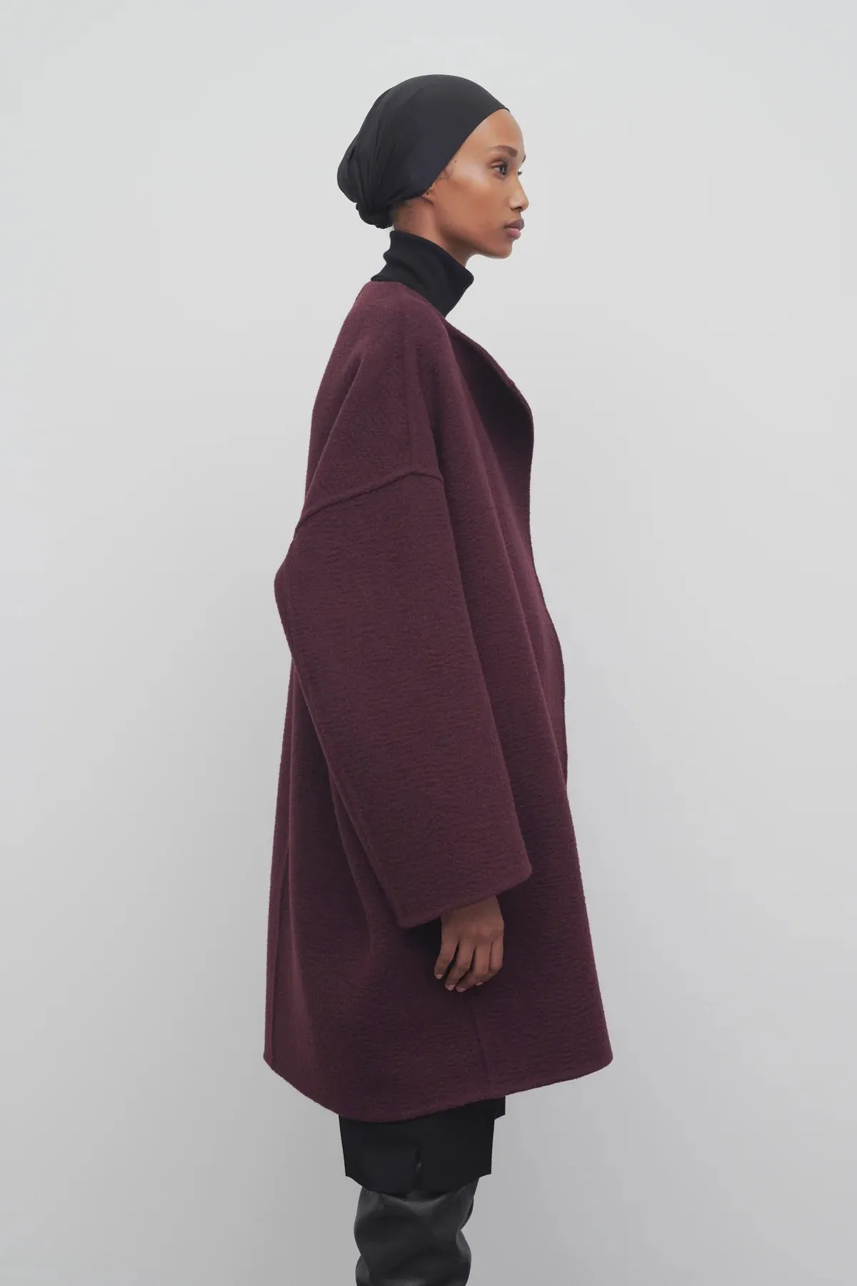 Verlain Coat Red in Cashmere