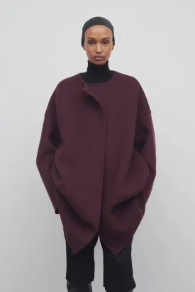 Verlain Coat Red in Cashmere