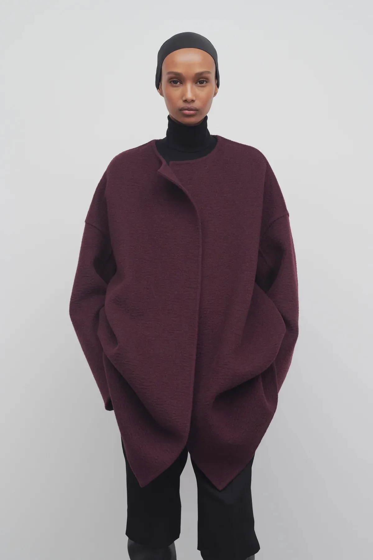 Verlain Coat Red in Cashmere