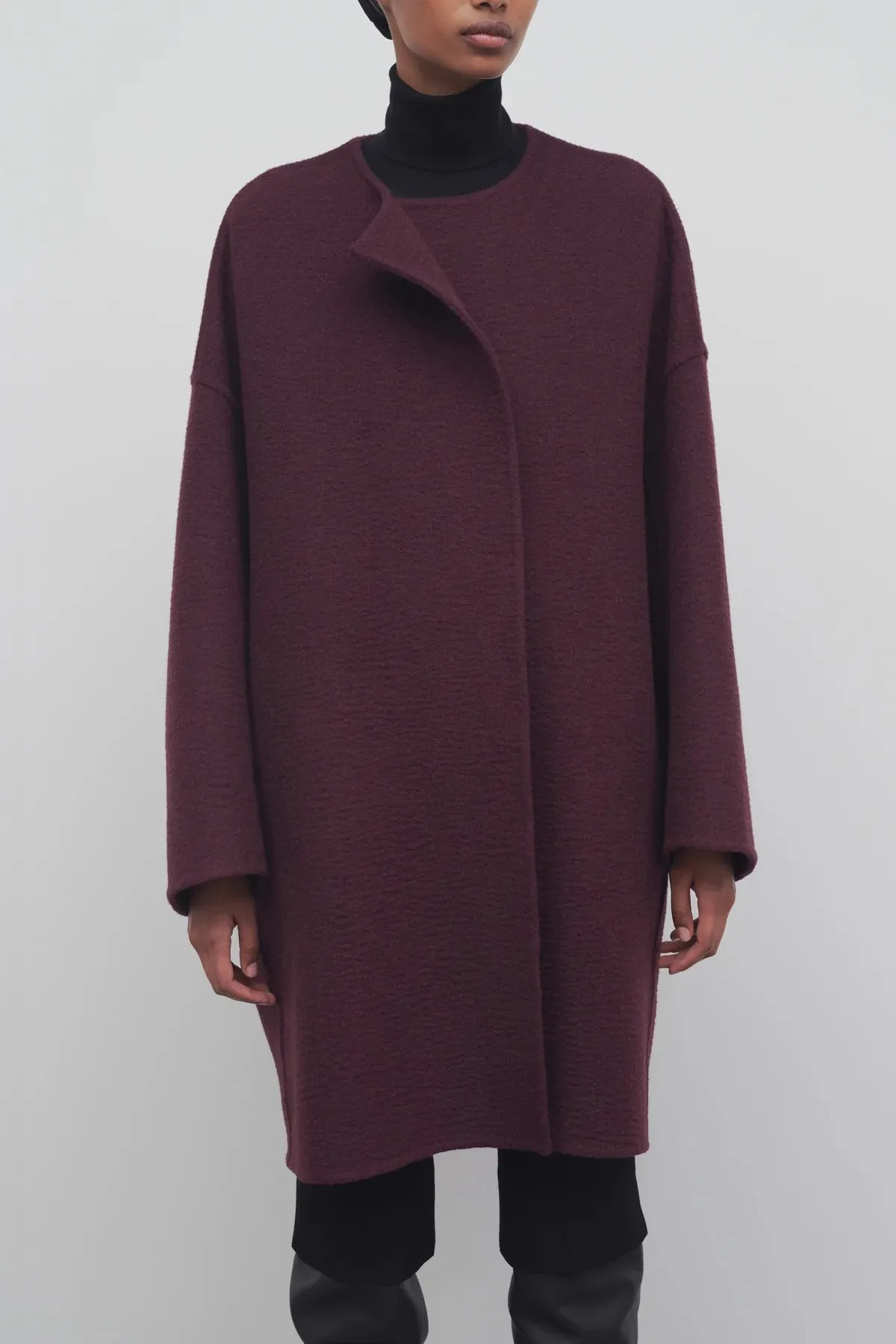 Verlain Coat Red in Cashmere