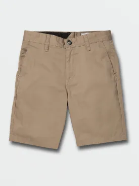 VOLCOM BOYS FRICKIN CHINO SHORT - KHA
