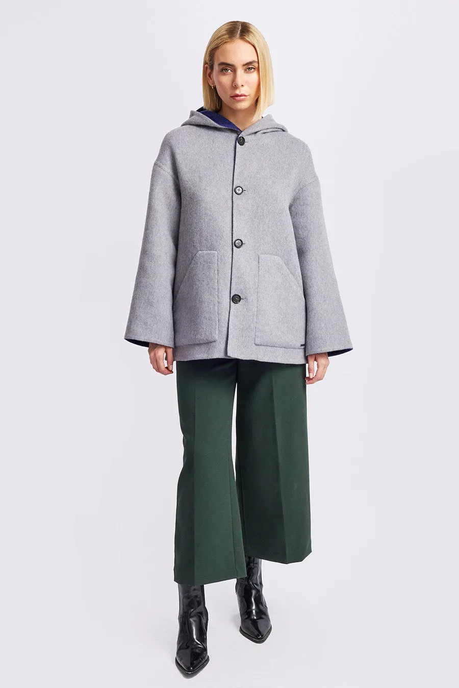 Whoopi Coat Baby Alpaca Color Niagara & Nuage