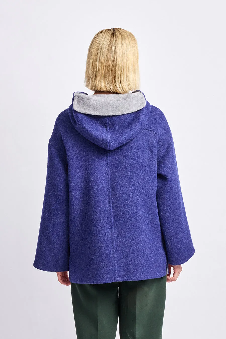 Whoopi Coat Baby Alpaca Color Niagara & Nuage