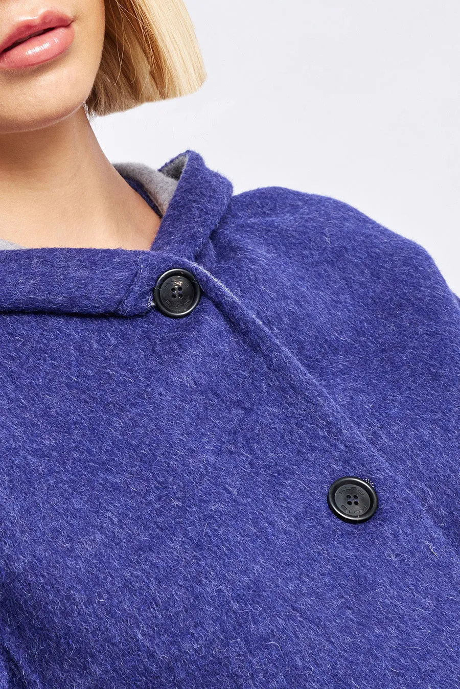Whoopi Coat Baby Alpaca Color Niagara & Nuage