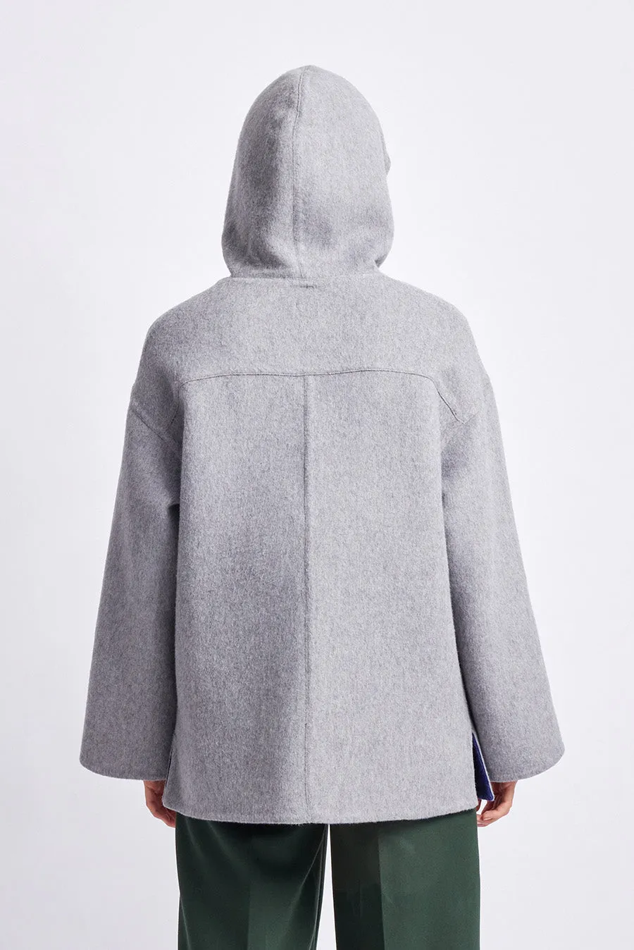 Whoopi Coat Baby Alpaca Color Niagara & Nuage