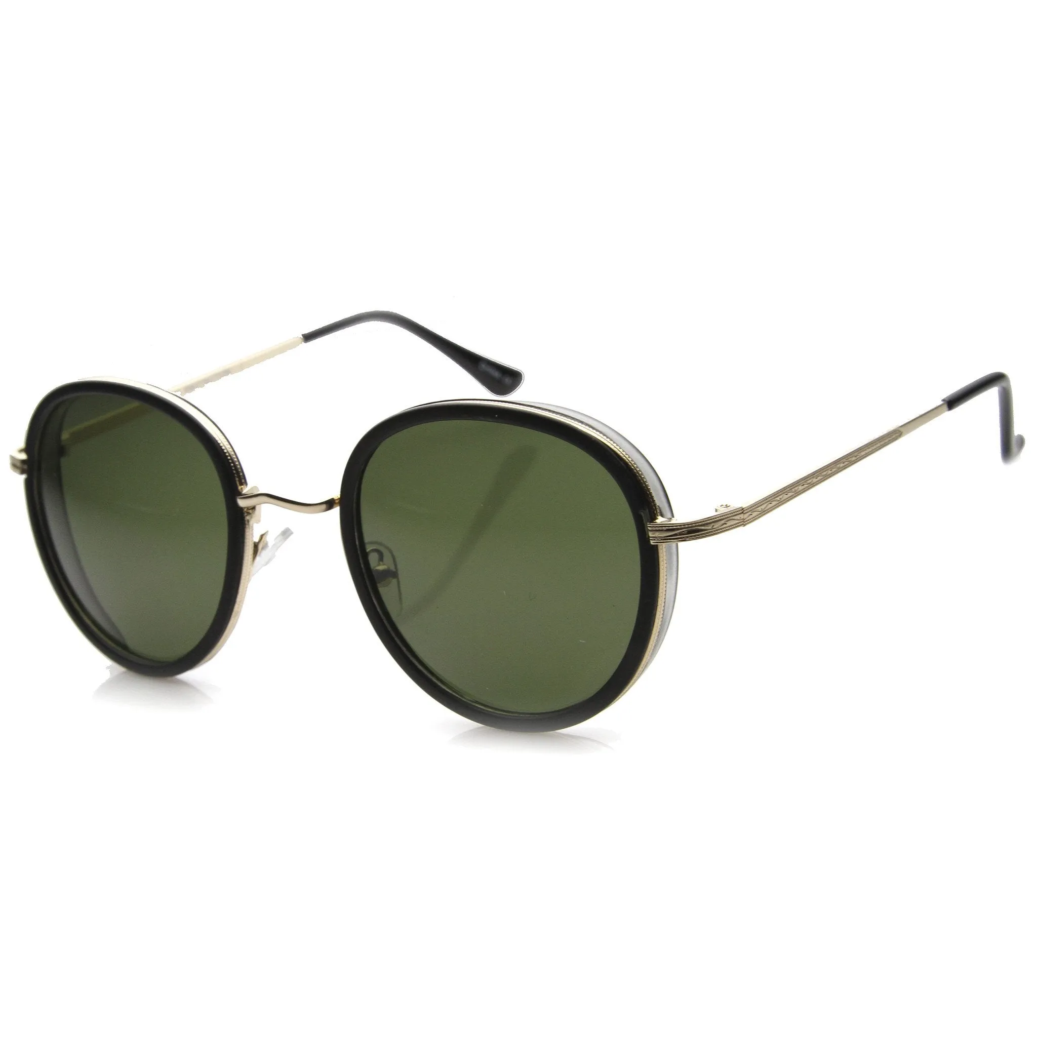 Women's Retro Fashion Round Cat Eye Sunglasses 9786